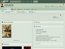 Tablet Screenshot of lavilove176.deviantart.com