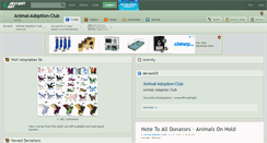 Desktop Screenshot of animal-adoption-club.deviantart.com
