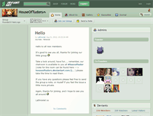 Tablet Screenshot of houseoftudors.deviantart.com