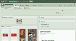 Desktop Screenshot of caffeineaddicts.deviantart.com