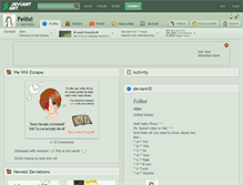 Tablet Screenshot of feliixi.deviantart.com