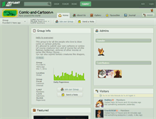 Tablet Screenshot of comic-and-cartoon.deviantart.com