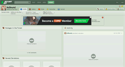 Desktop Screenshot of mcbound.deviantart.com