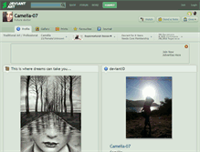 Tablet Screenshot of camelia-07.deviantart.com