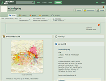 Tablet Screenshot of letsmileyray.deviantart.com