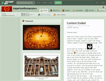 Tablet Screenshot of imperiumromanum.deviantart.com