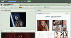 Desktop Screenshot of dawnchaser.deviantart.com