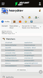 Mobile Screenshot of heavydraw.deviantart.com