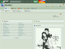 Tablet Screenshot of heavydraw.deviantart.com