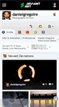 Mobile Screenshot of danielgregoire.deviantart.com