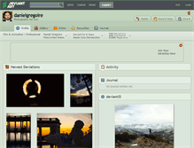 Tablet Screenshot of danielgregoire.deviantart.com