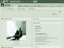 Tablet Screenshot of eartoeye.deviantart.com