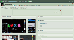 Desktop Screenshot of daenom-ktulu.deviantart.com