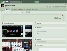 Tablet Screenshot of daenom-ktulu.deviantart.com