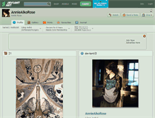 Tablet Screenshot of annieaikorose.deviantart.com