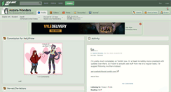 Desktop Screenshot of aozora-wonders.deviantart.com