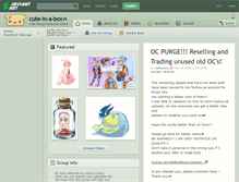 Tablet Screenshot of cute-in-a-box.deviantart.com