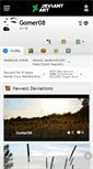 Mobile Screenshot of gomer08.deviantart.com