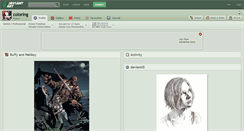 Desktop Screenshot of coloring.deviantart.com