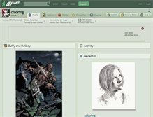 Tablet Screenshot of coloring.deviantart.com