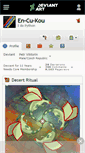 Mobile Screenshot of en-cu-kou.deviantart.com