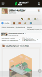 Mobile Screenshot of bitter-knitter.deviantart.com