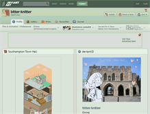 Tablet Screenshot of bitter-knitter.deviantart.com