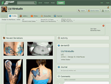 Tablet Screenshot of liz1ttrstudio.deviantart.com