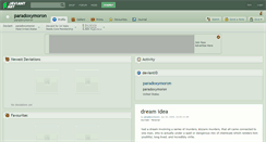 Desktop Screenshot of paradoxymoron.deviantart.com