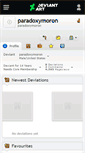 Mobile Screenshot of paradoxymoron.deviantart.com