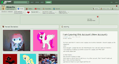 Desktop Screenshot of micacchu.deviantart.com