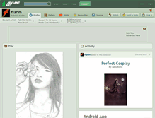 Tablet Screenshot of fkarim.deviantart.com