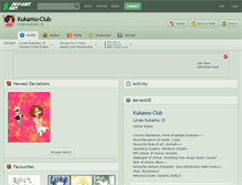 Tablet Screenshot of kukamu-club.deviantart.com