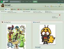 Tablet Screenshot of momogirl.deviantart.com