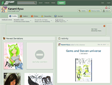 Tablet Screenshot of kanami-ryuu.deviantart.com