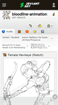 Mobile Screenshot of bloodline-animation.deviantart.com