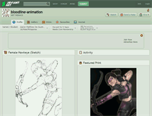 Tablet Screenshot of bloodline-animation.deviantart.com