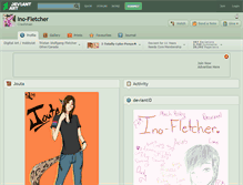 Tablet Screenshot of ino-fletcher.deviantart.com