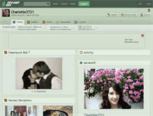 Tablet Screenshot of charlotte3721.deviantart.com