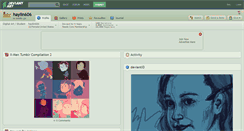 Desktop Screenshot of haylin606.deviantart.com