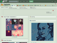 Tablet Screenshot of haylin606.deviantart.com