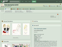 Tablet Screenshot of fem-germania-astrid.deviantart.com