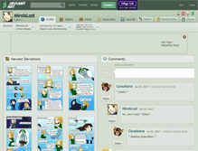 Tablet Screenshot of miroislost.deviantart.com