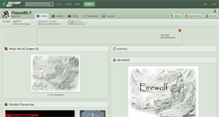 Desktop Screenshot of firewolfx-7.deviantart.com