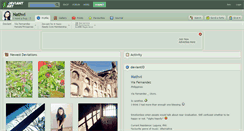 Desktop Screenshot of nathvi.deviantart.com
