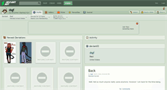 Desktop Screenshot of dsgf.deviantart.com