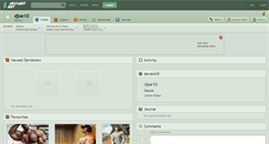 Desktop Screenshot of djoe10.deviantart.com