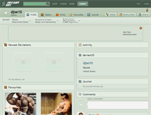Tablet Screenshot of djoe10.deviantart.com