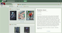 Desktop Screenshot of metallixfan.deviantart.com