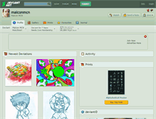 Tablet Screenshot of maiconmcn.deviantart.com